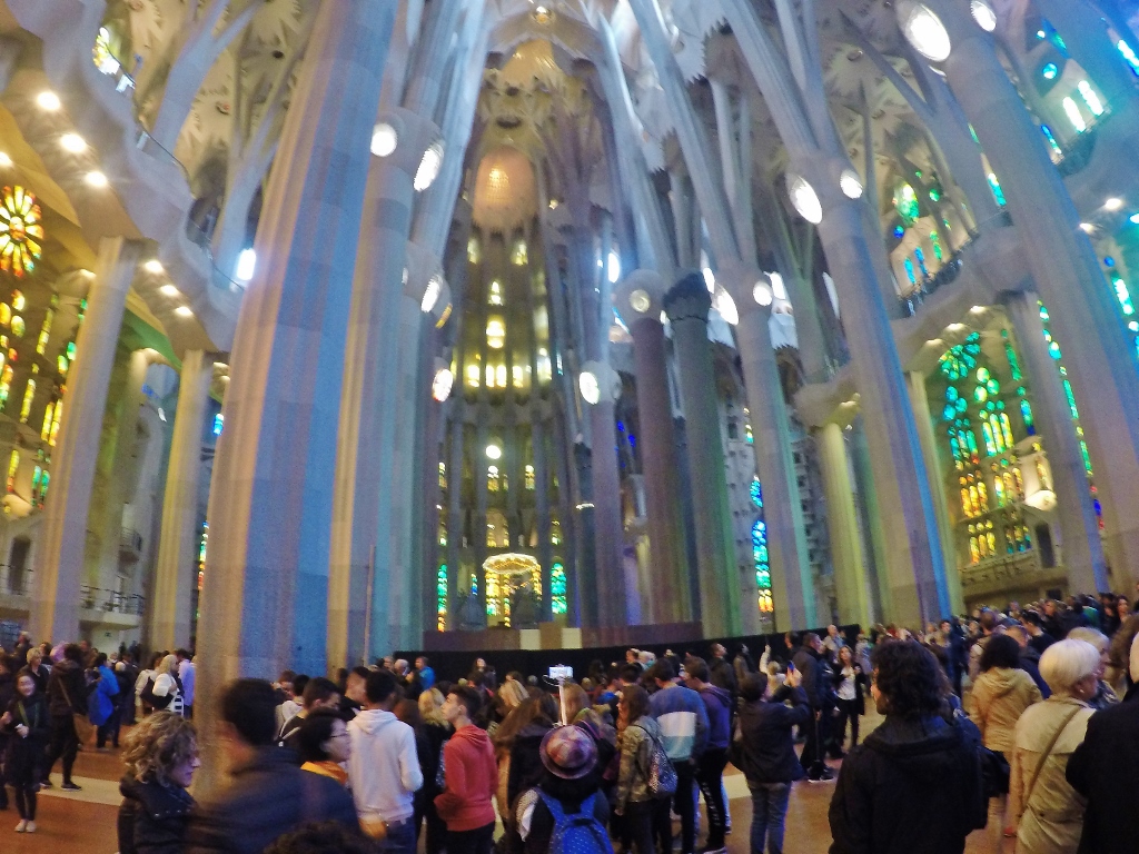 Inside Sagrada Familia – Where do you want to go today?